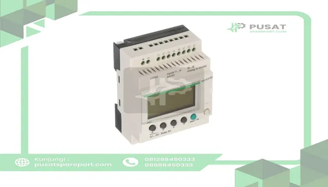 Schneider Electric SR2B121BD Smart Relay, Programmable, 24VDC, 12-Pin, Zelio Logic SR2 Series - gambar 2
