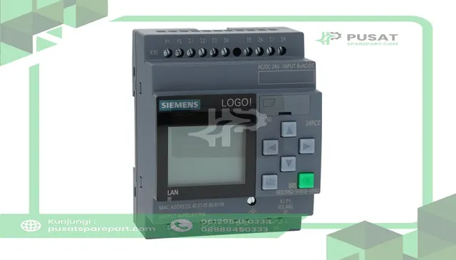 Siemens 6ED10521HB080BA2 LOGO 24RCE, logic module,display power supply / I/O: 24 V AC/24 V DC/relay, 8 D