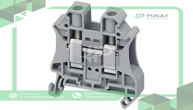 Schneider Electric NSYTRV102 SCREW TERMINAL, FEED THROUGH, 2 POINTS, 10mm cubed , GREY