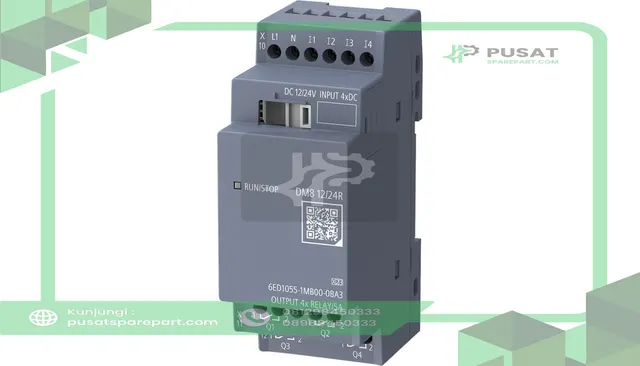 Siemens 6ED10551MB000BA3 LOGO DM8 12/24R Exp. mod. 2 MW. 4DI/DO