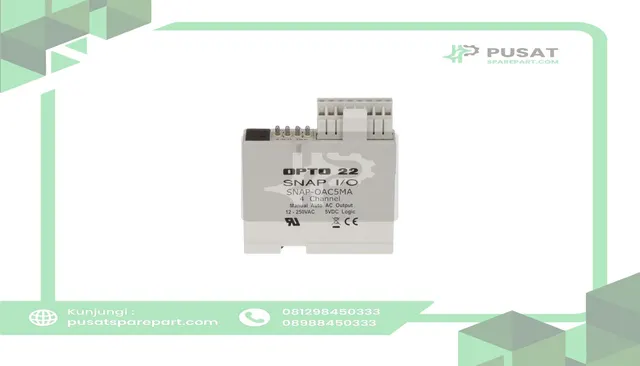 Opto 22 SNAP-OAC5MA Output Module, 4-Channel, Isolated 12-250VAC Digital, Man./Auto Switch, SNAP - gambar 3