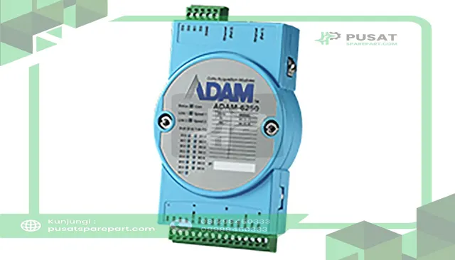 Advantech ADAM-6250-B Remote I/O Module, 15 Analog Isolated Input/Output Modbus TCP, ADAM-6000 Series