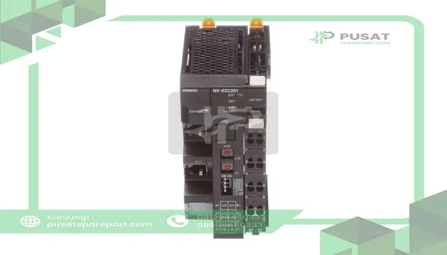 Omron Automation NX-ECC201 PLC Expansion Module, EtherCAT Communication Coupler, 4A, NX Series - gambar 2