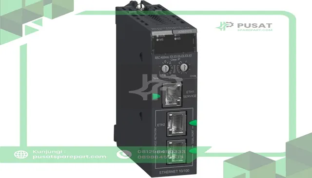 Schneider Electric BMECRA31210 EIO Drop Adapter, Ethernet/IP, For Use With Modicon X80 Series PACs