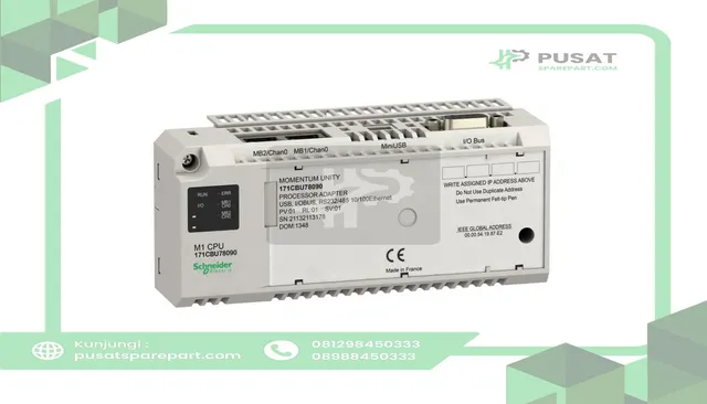 Schneider Electric 171CBU78090 UNITY M1 SERIAL 232/485, USB & IO BUS