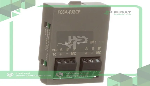 IDEC Corporation FC6A-PJ2CP Thermocouple Cartridge, 2-pt RTD, for Use w/FT1A SmartAXIS Touch PLCs - gambar 2