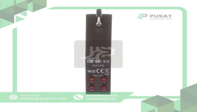 Opto 22 OAC5Q Module, Digital, 12 to 280 VAC, 12 mA @ 5 VDC, 5 mA (RMS) (Off-State) @ 60 Hz - gambar 2