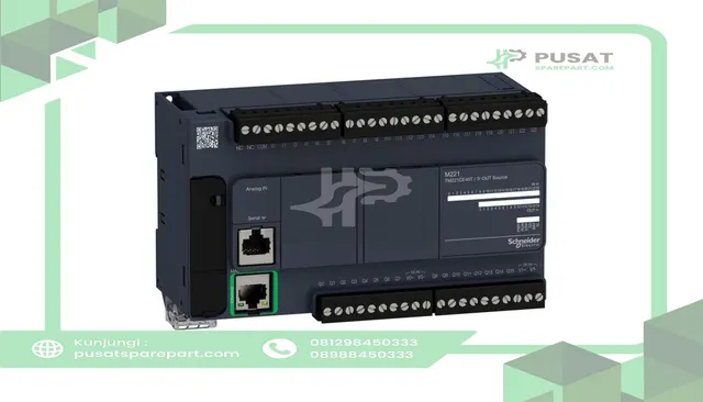 Schneider Electric TM221CE40T Controller, Logic, 40 I/O, 24VDC Supply, Transistor PNP (Ethernet), Modicon M221