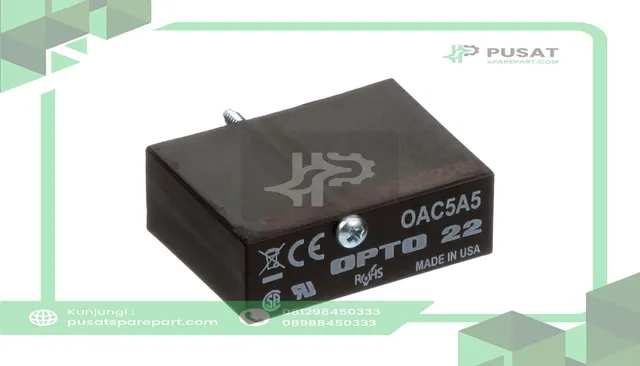 Opto 22 OAC5A5 Module, Digital, 24 to 280 VAC, 12 mA @ 5 VDC, 5 mA (RMS) (Off-State) @ 60 Hz