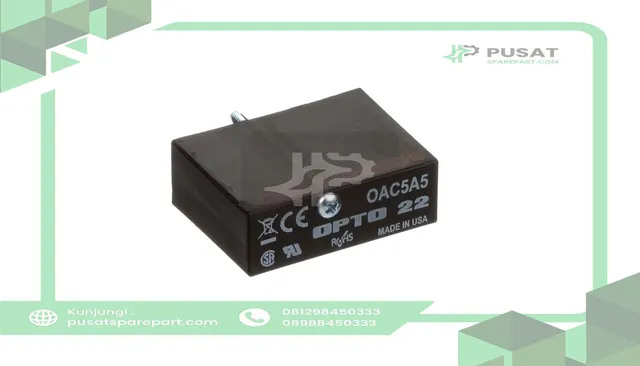 Opto 22 OAC5A5 Module, Digital, 24 to 280 VAC, 12 mA @ 5 VDC, 5 mA (RMS) (Off-State) @ 60 Hz - gambar 3