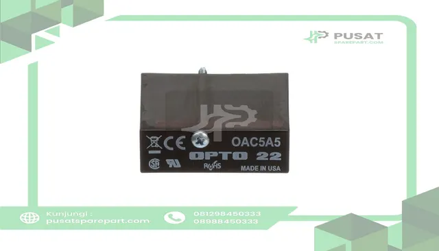 Opto 22 OAC5A5 Module, Digital, 24 to 280 VAC, 12 mA @ 5 VDC, 5 mA (RMS) (Off-State) @ 60 Hz - gambar 2