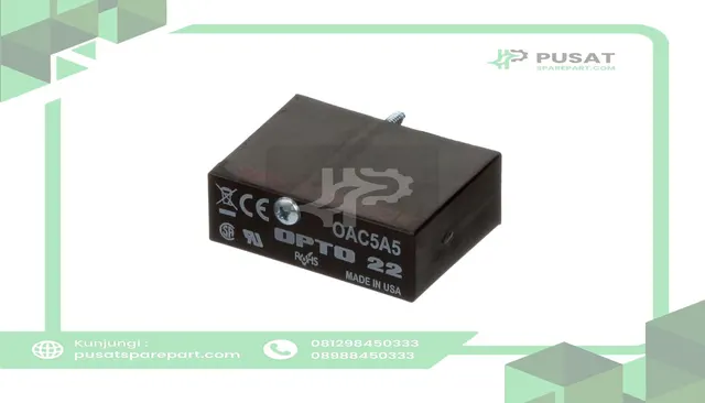 Opto 22 OAC5A5 Module, Digital, 24 to 280 VAC, 12 mA @ 5 VDC, 5 mA (RMS) (Off-State) @ 60 Hz - gambar 5