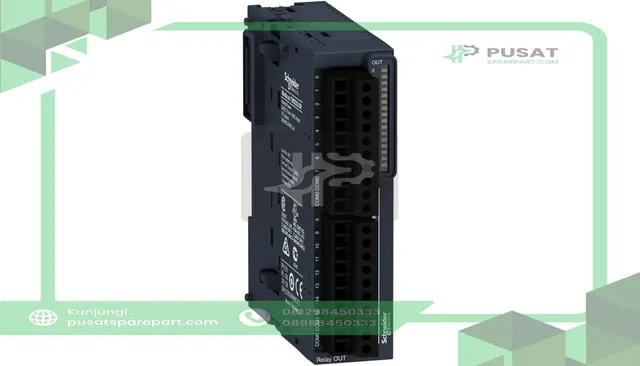 Schneider Electric TM3DQ16R Module, 16 Outputs, Discrete, 30VDC/240VAC, 2000mA, Relay NO, Modicon TM3