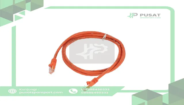 Maple Systems 7431-0104 Assy-Cable, Cat5E, 350Mhz, Crossover, 5, Org/Red