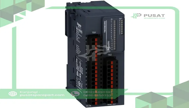 Schneider Electric TM3DM24RG Modicon TM3, 24 IO (16 inputs, 8 relay outputs, spring) 24 VDC