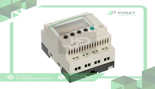 Schneider Electric SR2A101FU Smart Relay, 10 I/O, 120/240VAC w/Clock, w/ Display, Zelio Logic SR2 Series