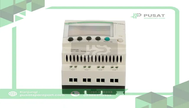Schneider Electric SR2A101FU Smart Relay, 10 I/O, 120/240VAC w/Clock, w/ Display, Zelio Logic SR2 Series - gambar 3