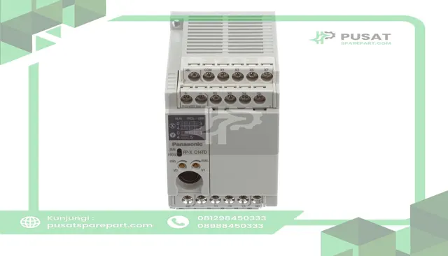 Panasonic Industrial Automation AFPX-C14TD Control Unit, 24VDC, 3-Axis, 8 DC Inputs, 6 NPN Ooutputs, 12K Program Size, FP-X - gambar 2