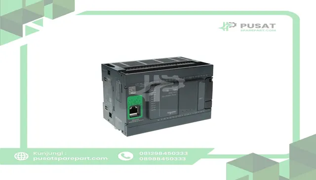 Schneider Electric TM241CE24R Controller, Logic, 24IO, Relay, Ethernet, Modicon M241