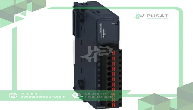 Schneider Electric TM3AI2HG Module, 2 Analog In, 0 to 20mA, -10 to 10V, High Resolution, Spring, Modicon TM3