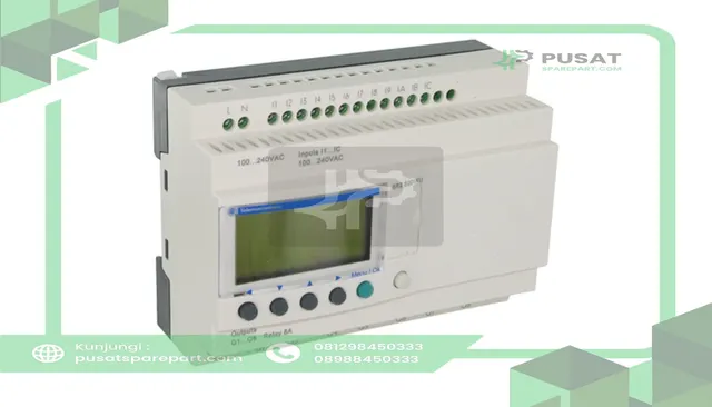 Schneider Electric SR2B201FU Compact Smart Relay/Programmable 20 I/O, 100-240VAC, LCD, Zelio Logic SR2 Series