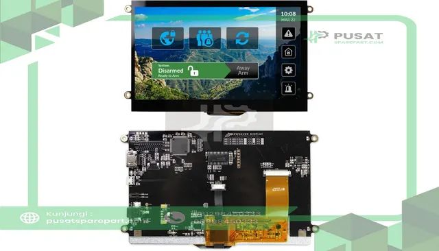 Newhaven Display International NHD-7.0-HDMI-N-RSXN-CTU TFT Display,Module,HDMI Interface,7inch Screen,800x480 Pixels,Capacitive