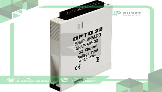 Opto 22 SNAP-AIV-32 Module,Input,Analog,-10 to +10/-5 to +5,Sup-V 5VDC,150mA Cur-In,PCB Mnt,1500V