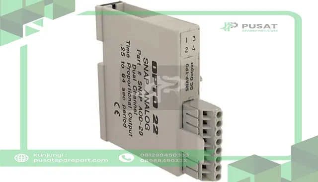 Opto 22 SNAP-AOD-29 Module,Output,Analog/Digital,5 to 60,Sup-V 5V,150mA Cur-In,SNAP Series Series