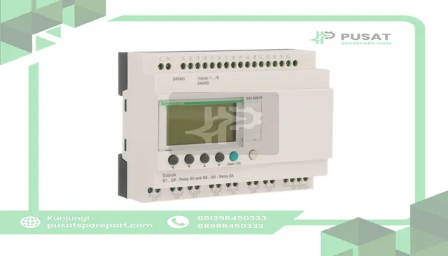 Schneider Electric SR3B261B Modular Smart Relay, 26 I/O, 24VAC, Display, Zelio SR3 Series - gambar 3