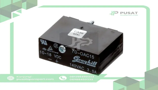 Grayhill 70-OAC15 I/O Module, Standard, Digital Output AC, 15Vdc Logic, 120Vac Load - gambar 5