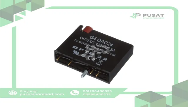 Opto 22 G4OAC24 PLC I/O Module G4 3 A 12 - 140 V ac, 48.8 x 12.2 x 41.1 mm - gambar 5