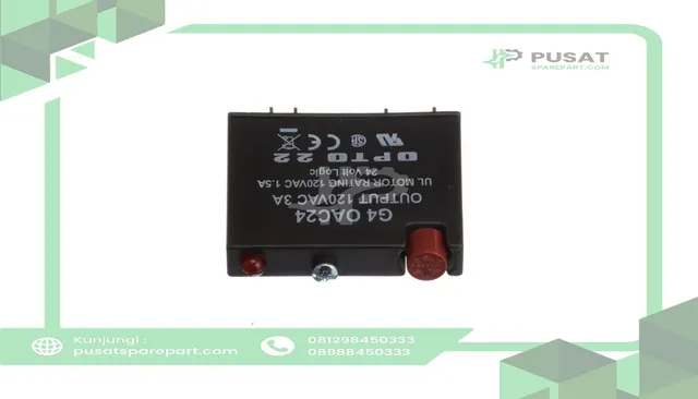 Opto 22 G4OAC24 PLC I/O Module G4 3 A 12 - 140 V ac, 48.8 x 12.2 x 41.1 mm - gambar 4