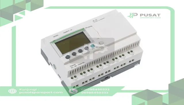 Schneider Electric SR2A201BD Smart Relay with Display, 20 I-O 24VDC w/o Clock, Zelio Logic SR2 Series