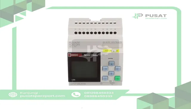 IDEC Corporation FL1F-H12RCA Smart Relay, Embedded RJ45 Ethernet Port, Micro SD, Data Logging, 12/24 VDC - gambar 2