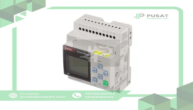 IDEC Corporation FL1F-H12RCA Smart Relay, Embedded RJ45 Ethernet Port, Micro SD, Data Logging, 12/24 VDC - gambar 5