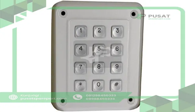 Storm Interface 1K12T103 Keypad;Anti-Vandal;12 Key;Telephone;Chromed Die-Cast Zinc;IP65;Permanent Legends