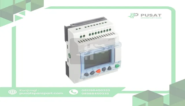 Crouzet 88970041 Millenium 3, CD12 Controller, LCD Display, 24 VDC, 8 Inputs, 4 Relay Output - gambar 2