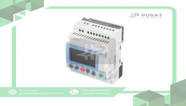 Crouzet 88970041 Millenium 3, CD12 Controller, LCD Display, 24 VDC, 8 Inputs, 4 Relay Output - gambar 5