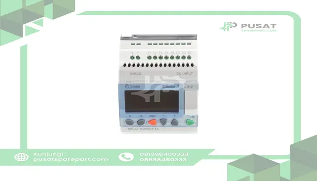 Crouzet 88970041 Millenium 3, CD12 Controller, LCD Display, 24 VDC, 8 Inputs, 4 Relay Output - gambar 3