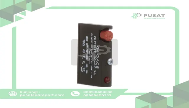 Opto 22 G4OAC5 PLC I/O Module G4 3 A 12 - 140 V ac, 48.8 x 12.2 x 41.1 mm - gambar 3