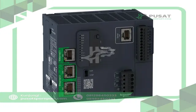 Schneider Electric TM262L10MESE8T PLC, Logic Controller, Transistor Output, 4 In/4 Out, Ethernet, 5ns/inst