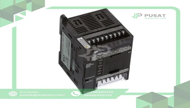 Omron Automation CP1L-L20DR-A PLC, CPU unit, 100-240 VAC, Relay, 12-In/8-Out, USB, CP1 Series - gambar 3