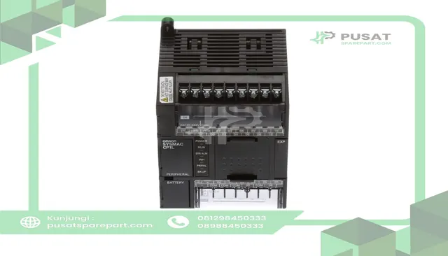 Omron Automation CP1L-L20DR-A PLC, CPU unit, 100-240 VAC, Relay, 12-In/8-Out, USB, CP1 Series - gambar 2