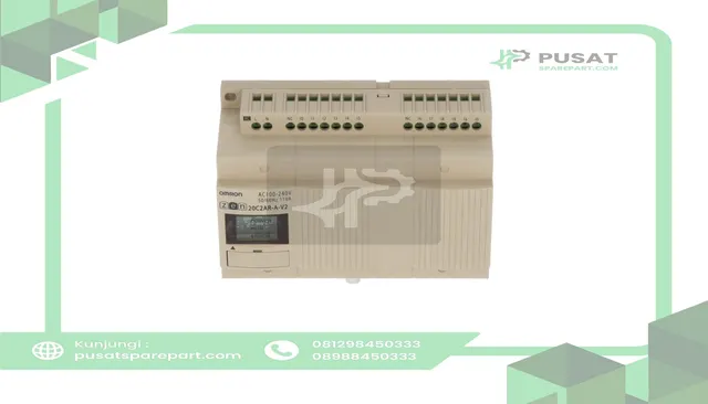 Omron Automation ZEN-20C2AR-A-V2 Controller,PLC,Sup-V 100-240AC,0.15, 0.35mA,12 Voltage In,8 Relay Out,IP20 - gambar 3