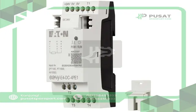 Eaton - Cutler Hammer EASY-E4-DC-4PE1 Easy E4 Expansion Device, Push In Terminal, 4 Digital Input/ 4 Output 24 V DC