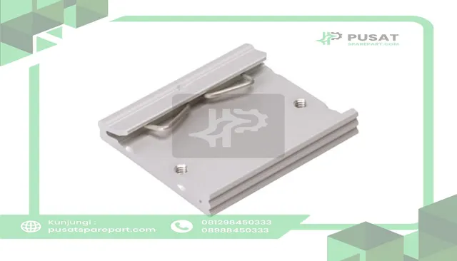 Turck FDN20-BKT-DIN Remote I/O Module Mounting Bracket and 2 Screws, IP20, Aluminum, For FD20 Series