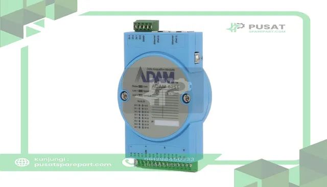 Advantech ADAM-6251-B Remote I/O Module, 16 Analog Isolated Input Modbus TCP, adrxo, ADAM-6000 Series - gambar 2