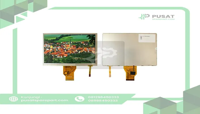 AZ Displays / RS PRO ATM0700D6J-T 7in TFT LCD Display, 800 x 480, 800 nits, RGB, 50 pin, w/ Resistive TP
