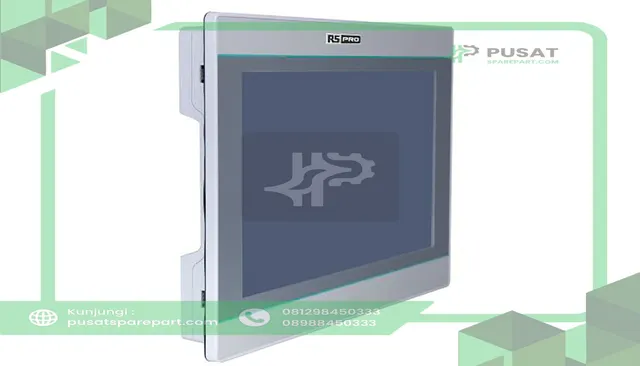 RS PRO 2156606 HMI Touchscreen Display, 10.2 Inch, TFT LCD 800x480 pixels, IP65, 24VDC, 4 port - gambar 2