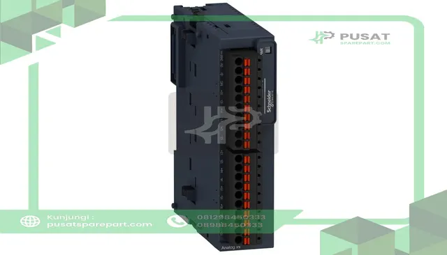Schneider Electric TM3AI8G Analog input module, Modicon TM3, 8 inputs (spring) 24 VDC
